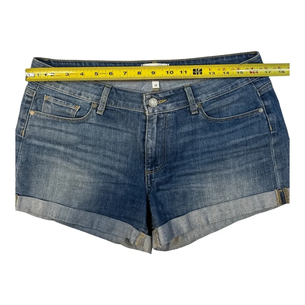 PAIGE Jimmy Jimmy Denim Shorts Women’s 28 - Picture 4 of 8